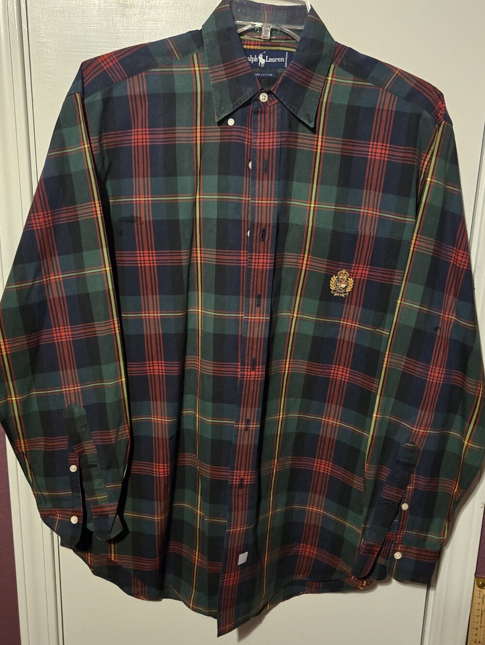 Medium vintage 90s Polo Ralph Lauren Langston long-sleeve button-up shirt